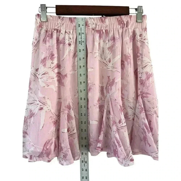 Gianni Bini Pink Floral Coquette Fairy Mini Skirt Size Medium NWT - Picture 5 of 5